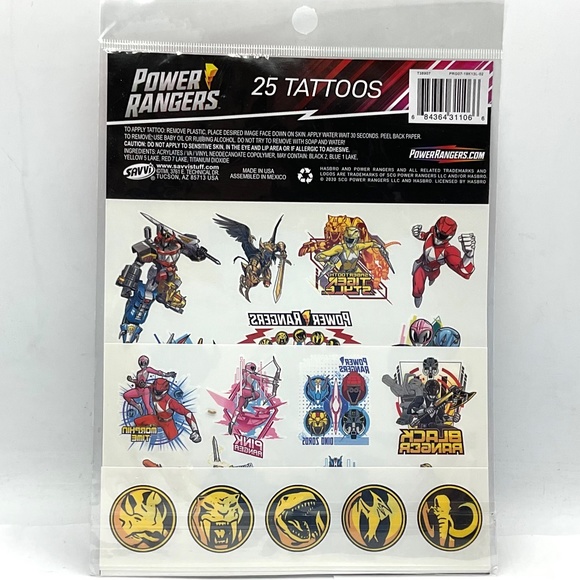 Power Rangers 25 Tattoos - Picture 2 of 2